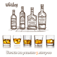 Виски на разлив, 5 литров: Jack Daniels • Карамельный виски • Jameson